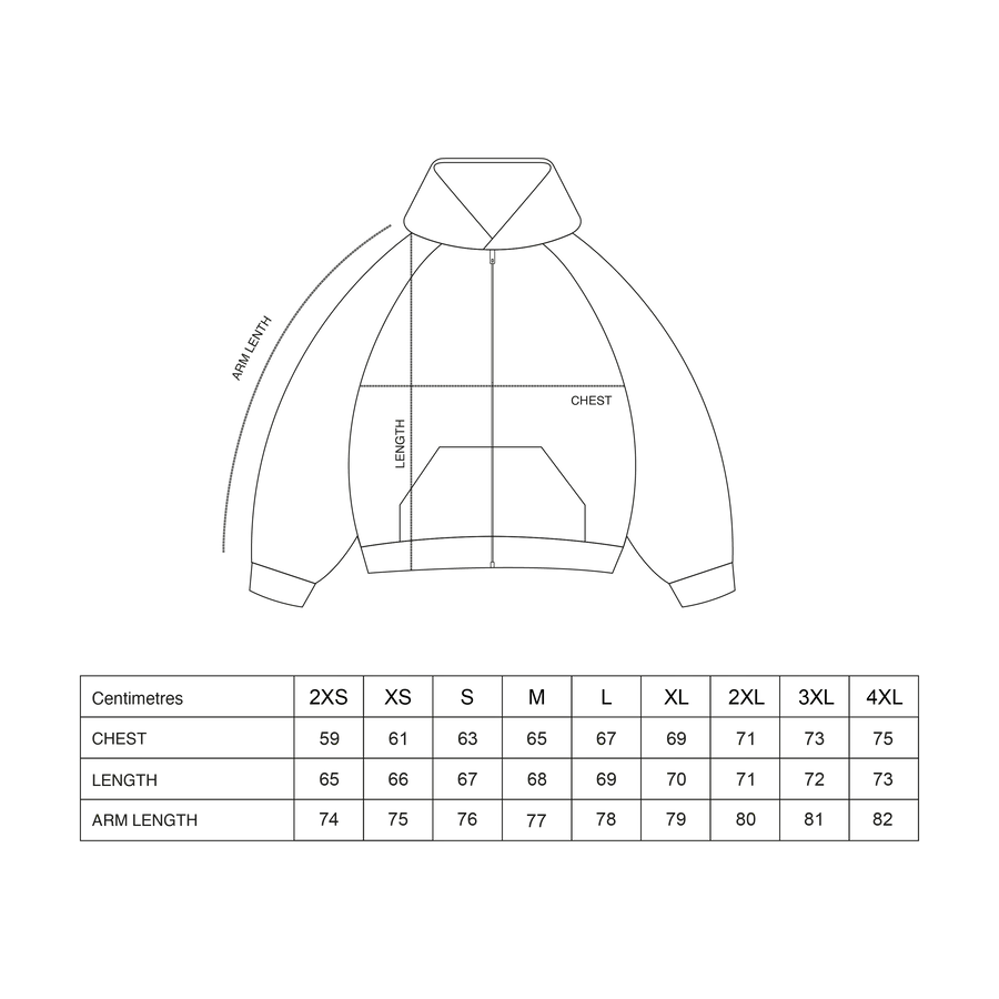 Everyday Jet Black Zip-Up