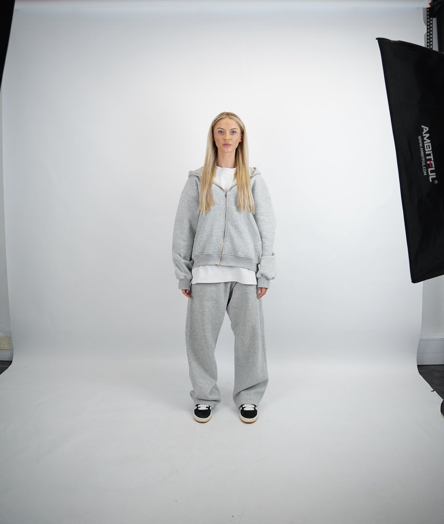 Everyday Grey Zip-Up