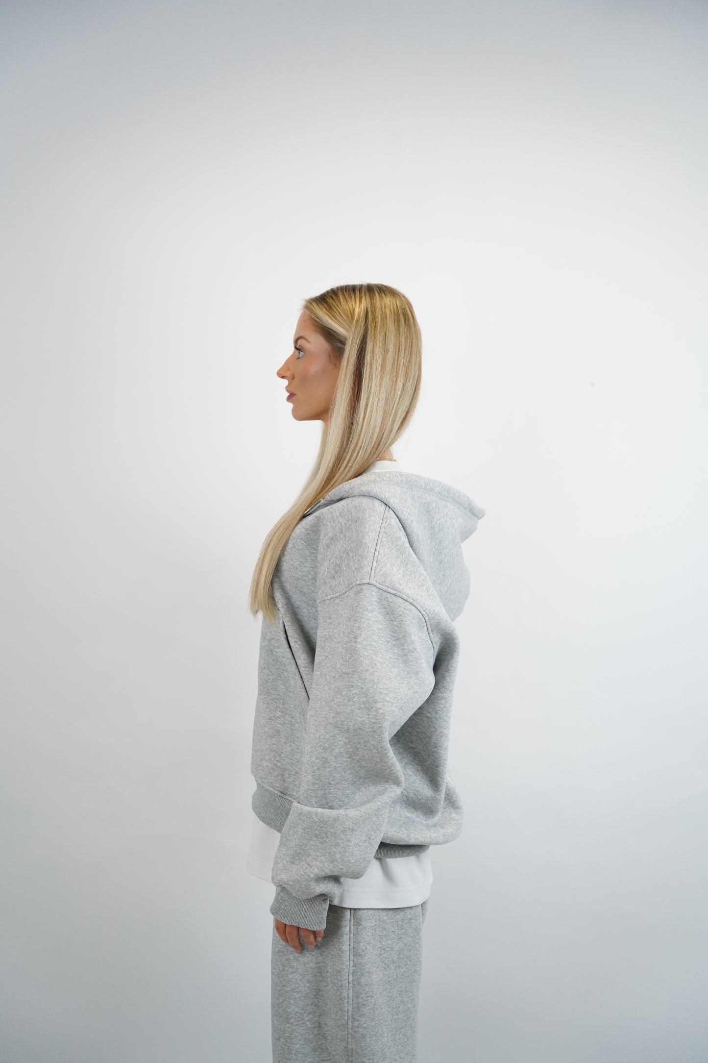 Everyday Grey Zip-Up