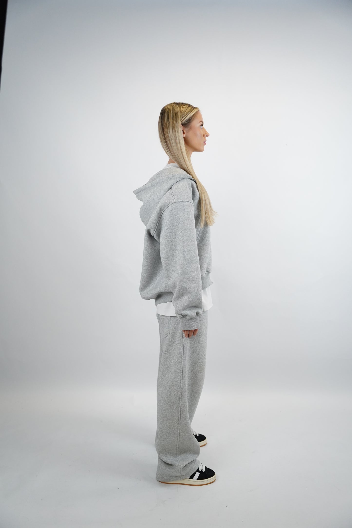 Everyday Grey Zip-Up